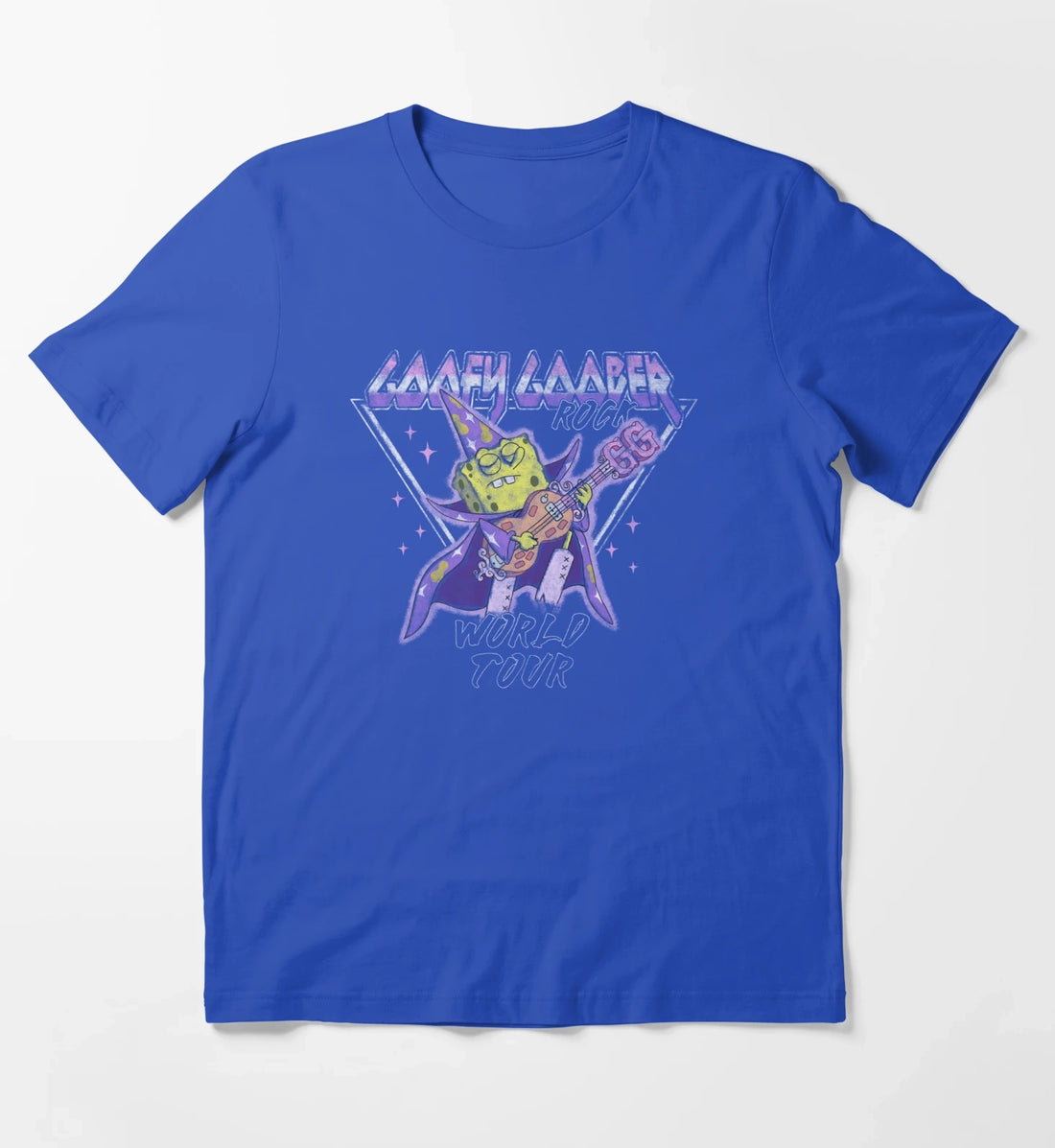SpongeBob SquarePants Goofy Goober Rock World Tour T-Shirt Blue