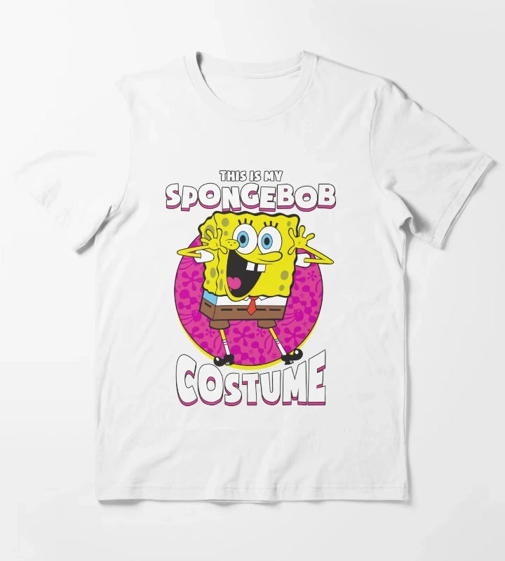 SpongeBob SquarePants Halloween This Is My SpongeBob Costume T-Shirt White