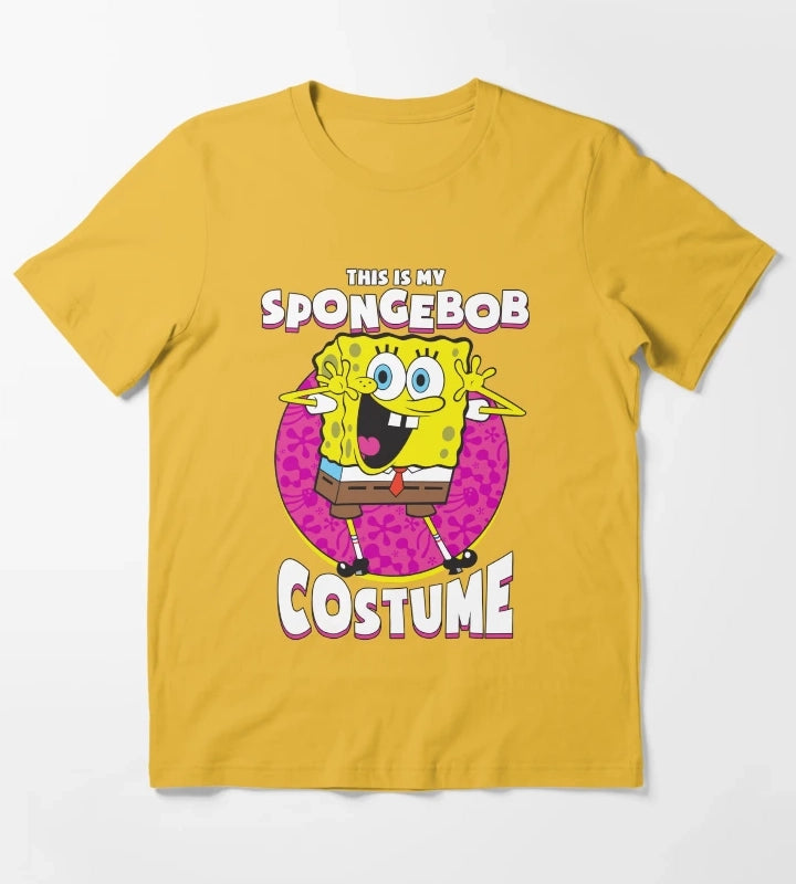 SpongeBob SquarePants Halloween This Is My SpongeBob Costume T-Shirt Yellow
