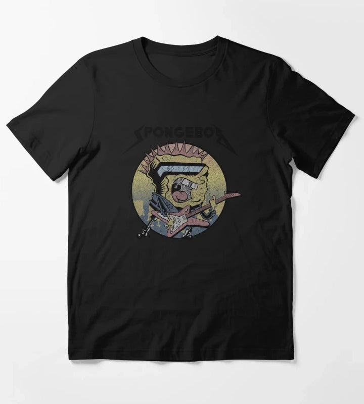 SpongeBob SquarePants Heavy Metal Rock T-Shirt
