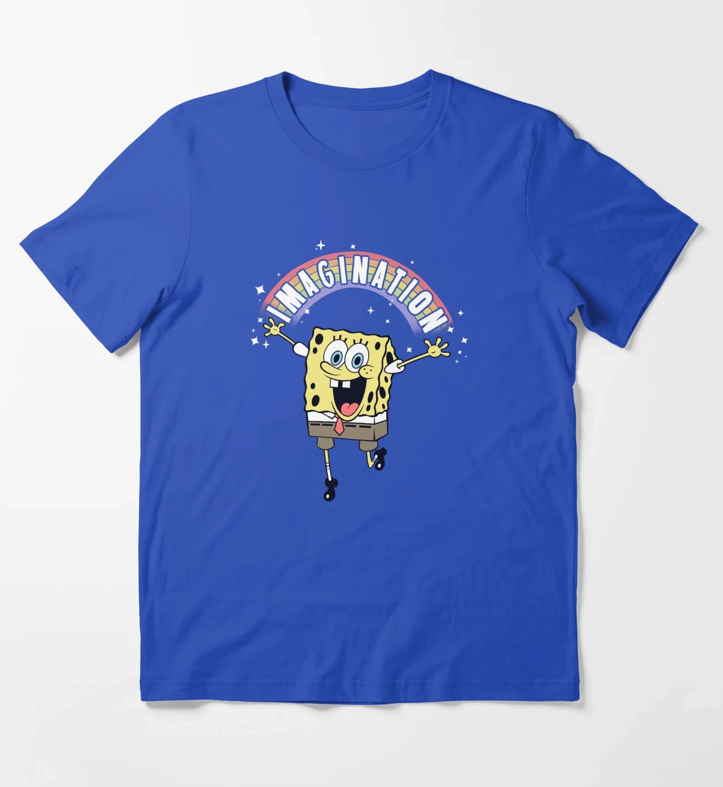 SpongeBob SquarePants Imagination Rainbow T-Shirt Blue