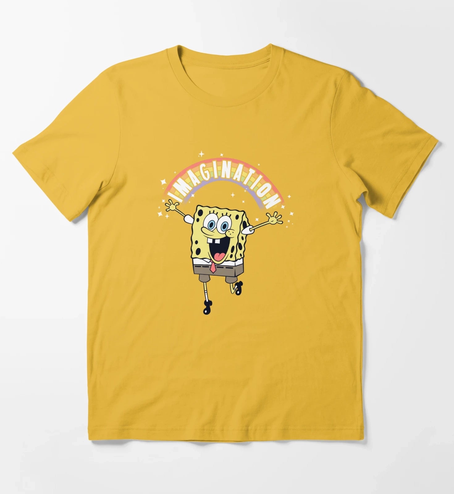 SpongeBob SquarePants Imagination Rainbow T-Shirt Yellow