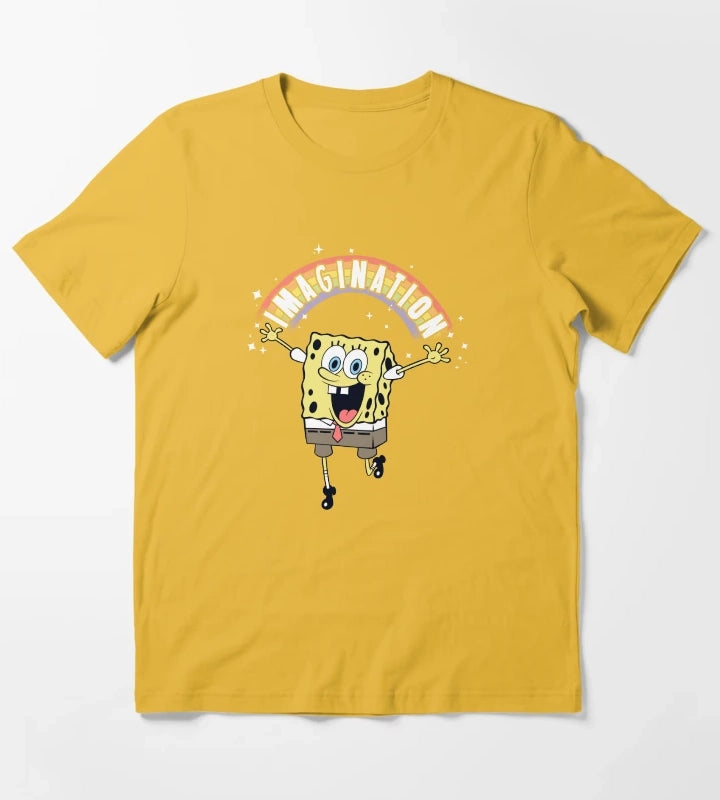 SpongeBob SquarePants Imagination Rainbow T-Shirt Yellow