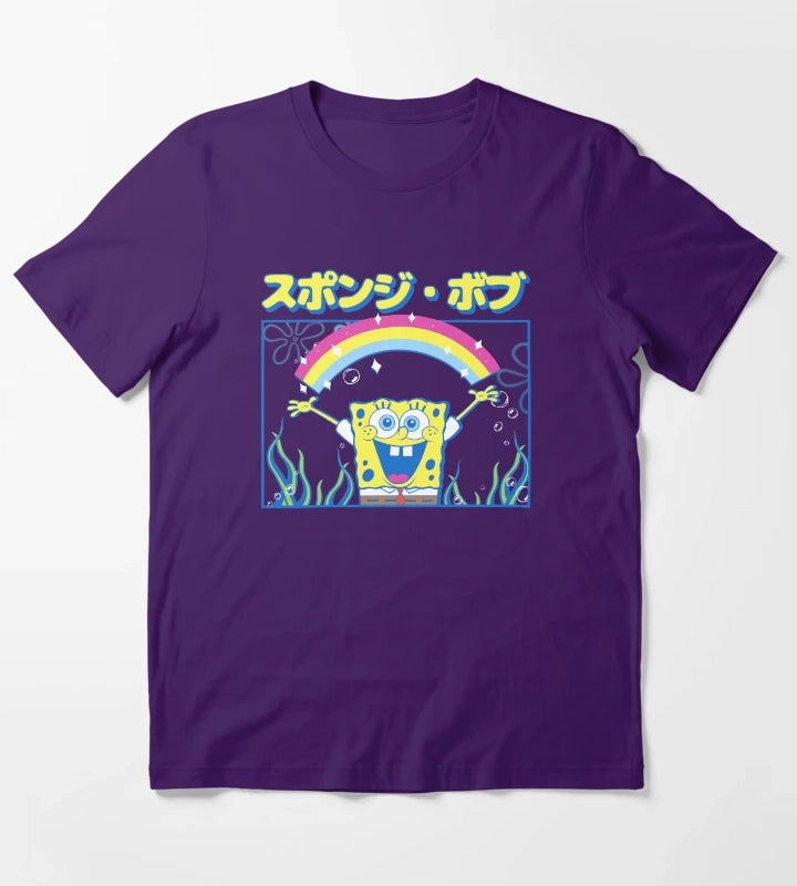 SpongeBob SquarePants Kanji SpongeBob T-Shirt Purple