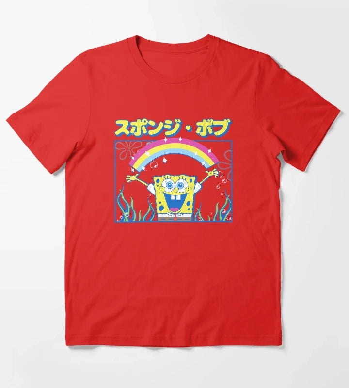SpongeBob SquarePants Kanji SpongeBob T-Shirt Red