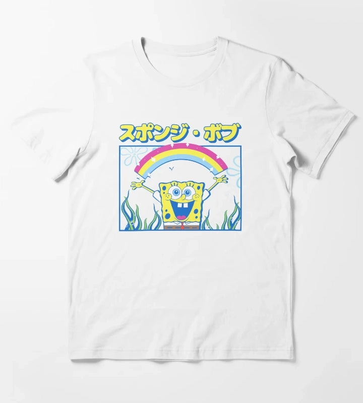 SpongeBob SquarePants Kanji SpongeBob T-Shirt White