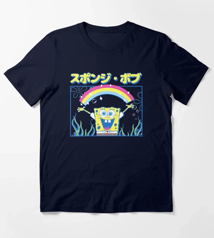 SpongeBob SquarePants Kanji SpongeBob T-Shirt Navy