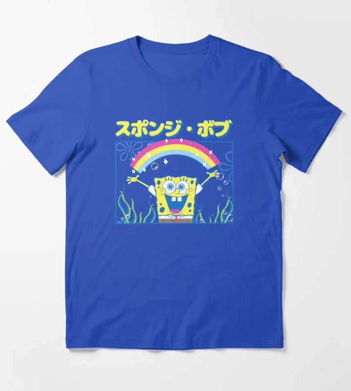 SpongeBob SquarePants Kanji SpongeBob T-Shirt Blue