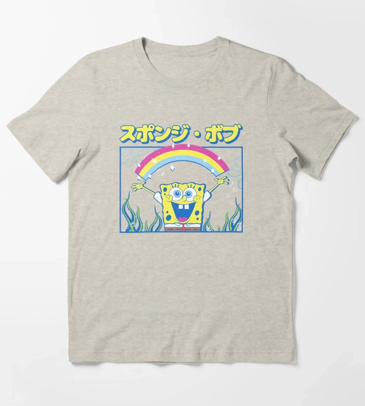 SpongeBob SquarePants Kanji SpongeBob T-Shirt Cream