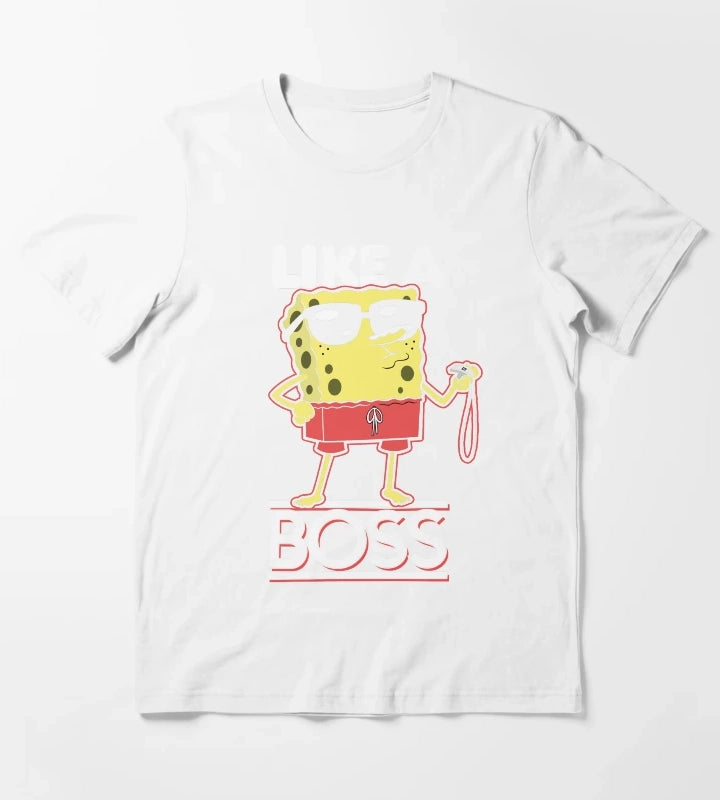 SpongeBob SquarePants Lifeguard Like A Boss T-Shirt White