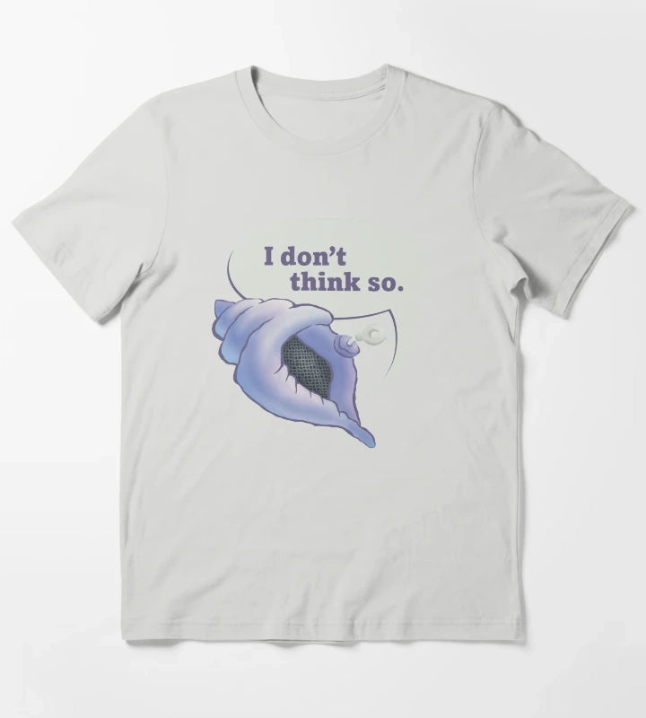 SpongeBob SquarePants Magic Conch I Dont Think So T-Shirt Light Grey