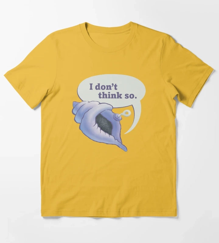 SpongeBob SquarePants Magic Conch I Dont Think So T-Shirt Yellow