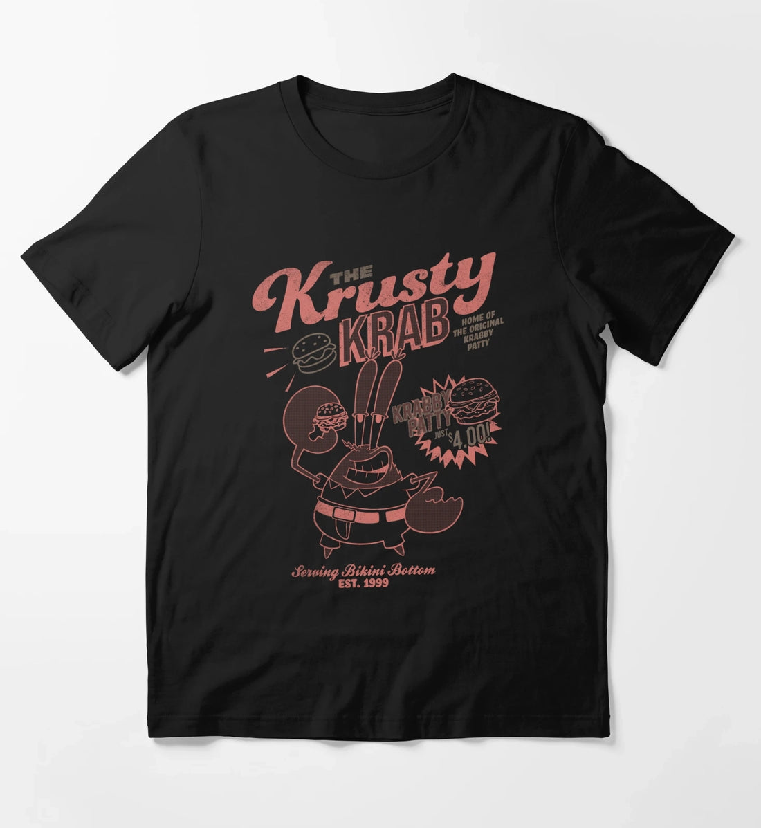 SpongeBob SquarePants Mr Krabs Krusty Krab Poster T-Shirt