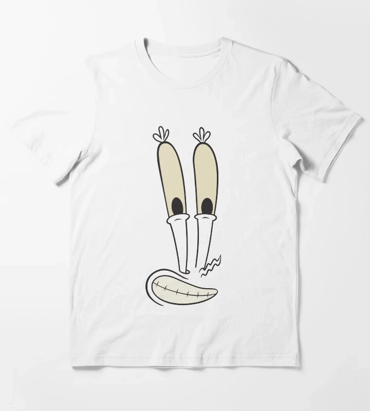 SpongeBob SquarePants Mr Krabs Large Face Costume T-Shirt White