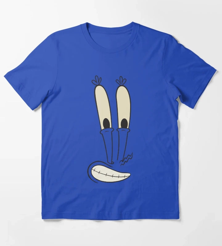 SpongeBob SquarePants Mr Krabs Large Face Costume T-Shirt Blue