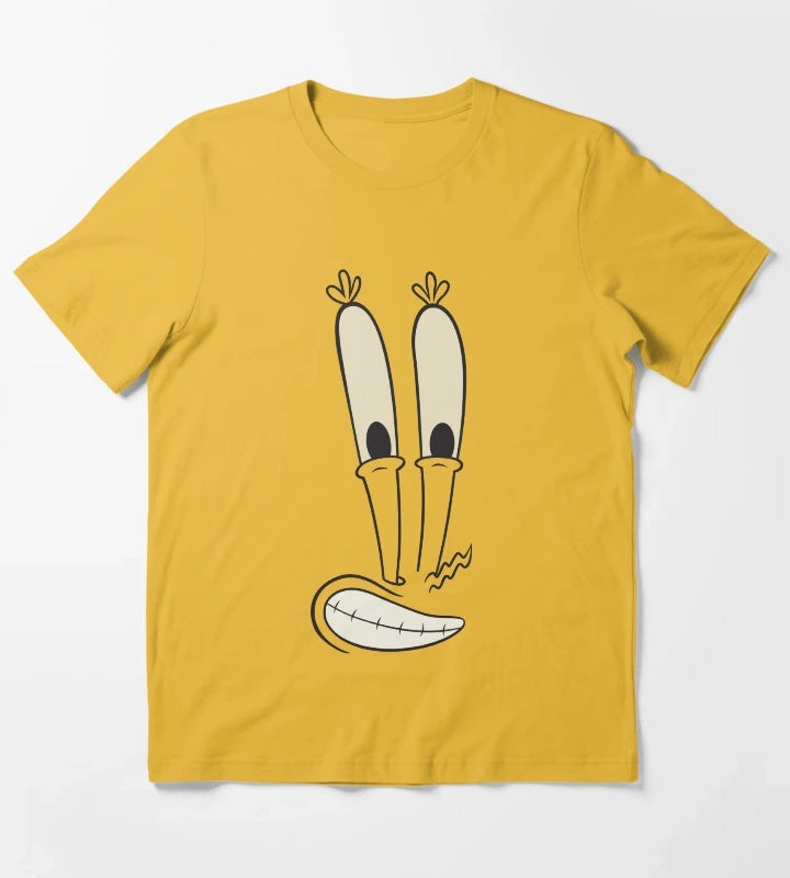 SpongeBob SquarePants Mr Krabs Large Face Costume T-Shirt Yellow