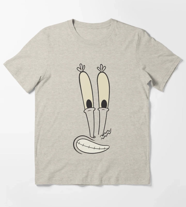 SpongeBob SquarePants Mr Krabs Large Face Costume T-Shirt Cream