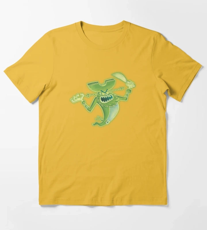 SpongeBob SquarePants Neon Glowing Flying Dutchman T-Shirt Yellow