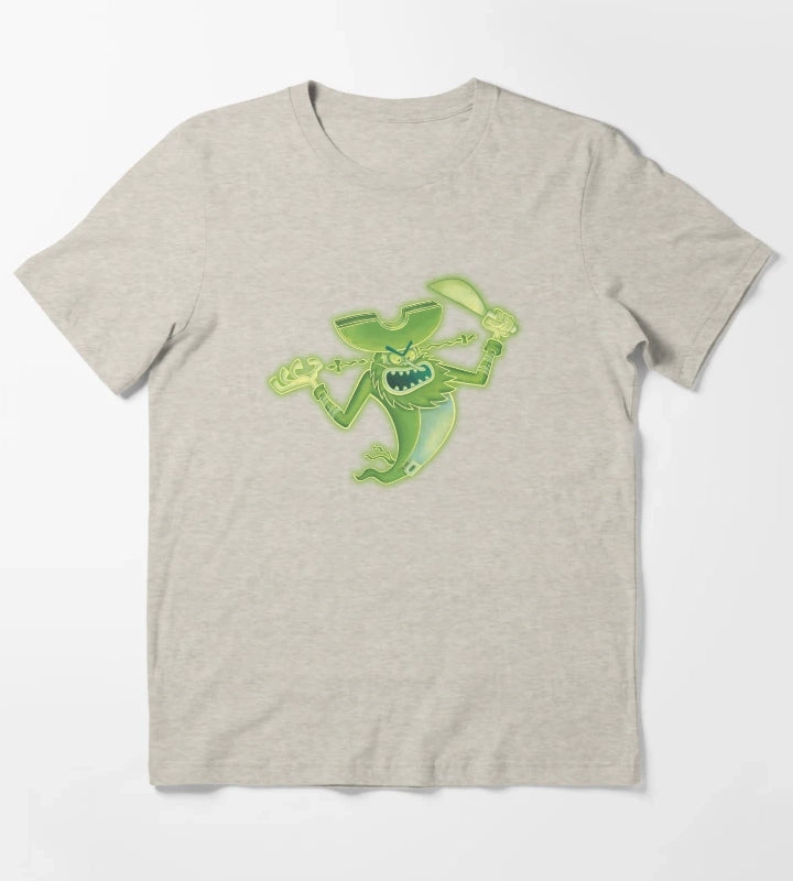 SpongeBob SquarePants Neon Glowing Flying Dutchman T-Shirt Cream