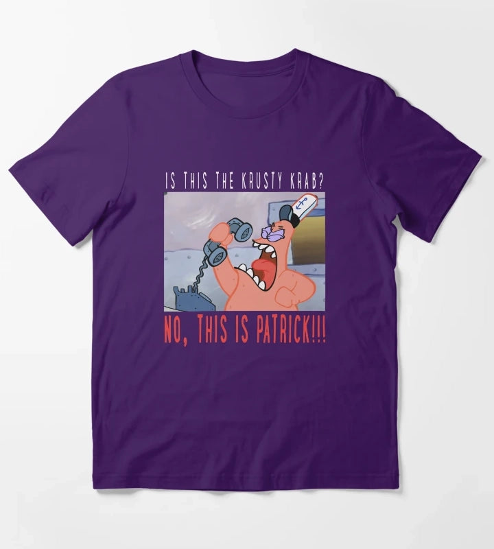 SpongeBob SquarePants No This Is Patrick T-Shirt Purple