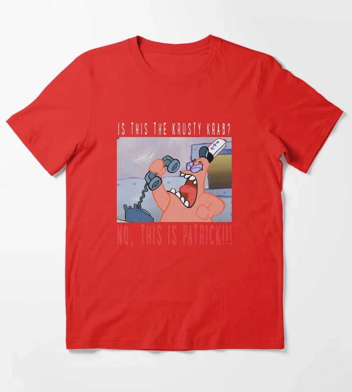 SpongeBob SquarePants No This Is Patrick T-Shirt Red
