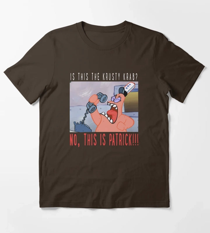SpongeBob SquarePants No This Is Patrick T-Shirt Brown