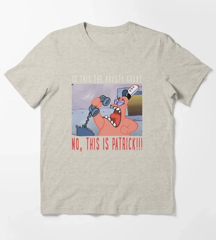 SpongeBob SquarePants No This Is Patrick T-Shirt Cream
