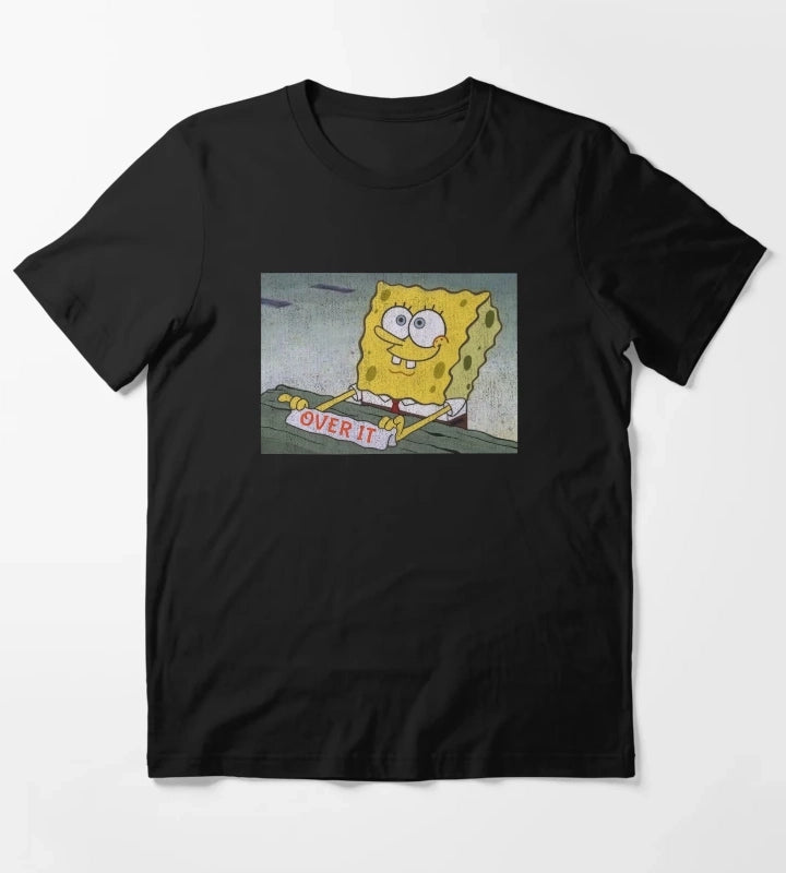 SpongeBob SquarePants Over It Sign T-Shirt