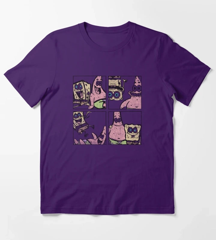 SpongeBob SquarePants Patrick Best Friend Box Up T-Shirt Purple