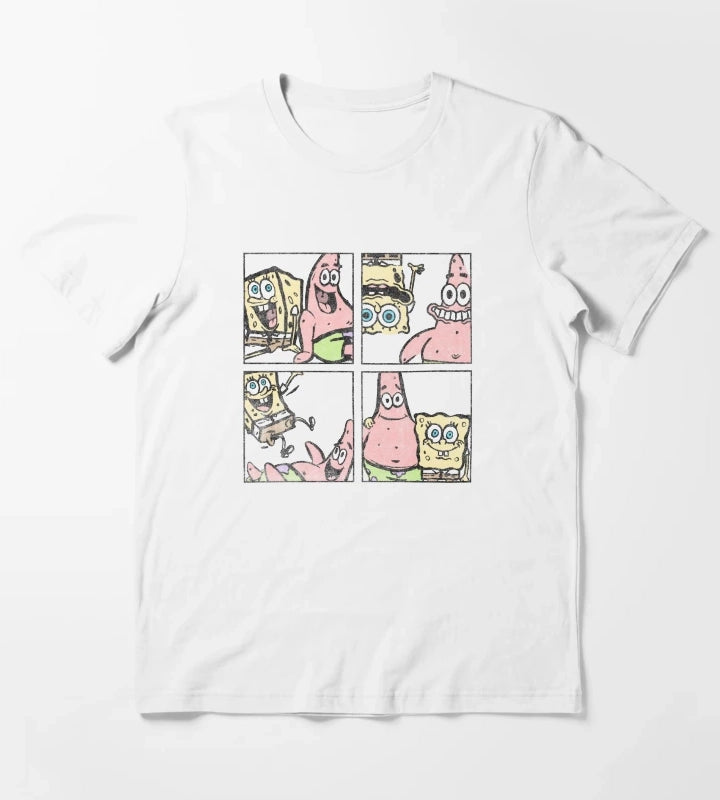 SpongeBob SquarePants Patrick Best Friend Box Up T-Shirt White