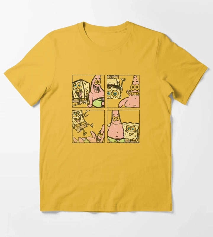 SpongeBob SquarePants Patrick Best Friend Box Up T-Shirt Yellow
