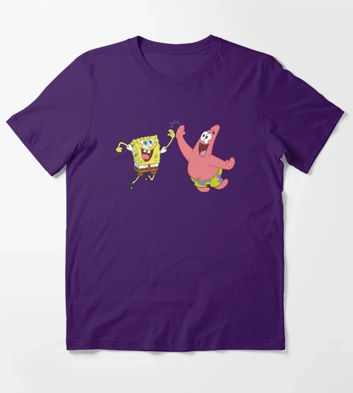 SpongeBob SquarePants Patrick High Five T-Shirt Purple