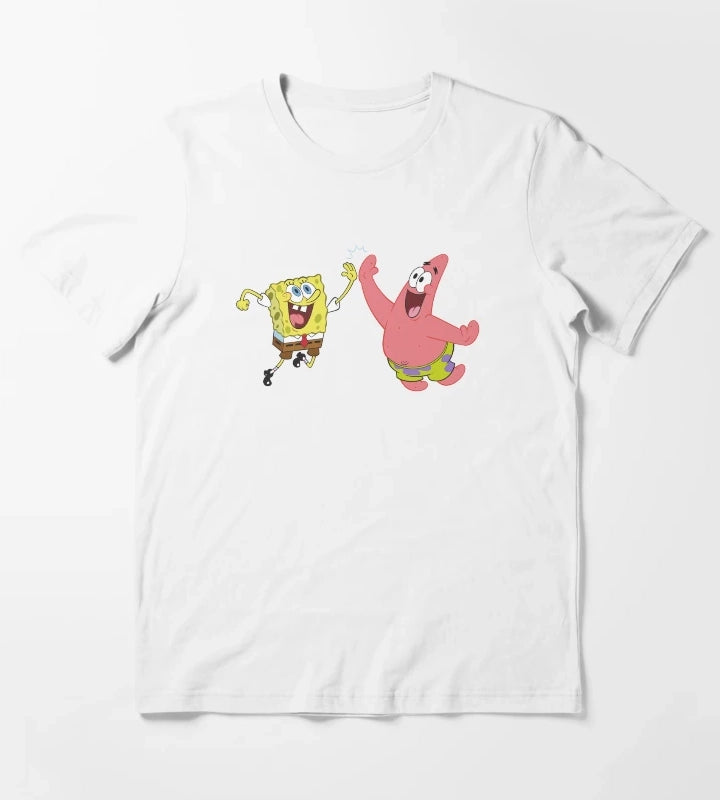 SpongeBob SquarePants Patrick High Five T-Shirt White