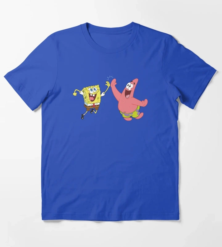 SpongeBob SquarePants Patrick High Five T-Shirt Blue