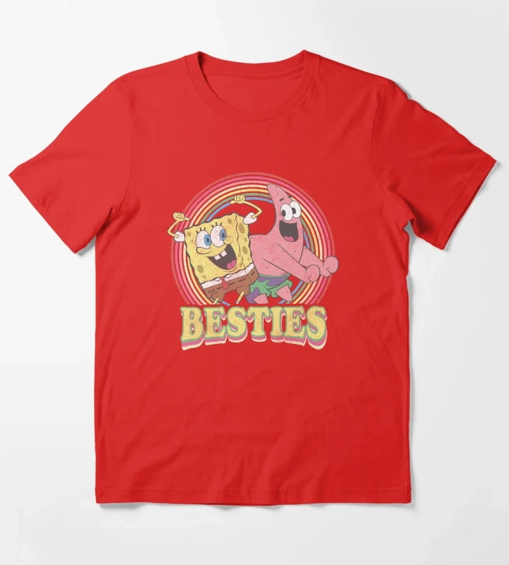 SpongeBob SquarePants Patrick Star Besties T-Shirt Red