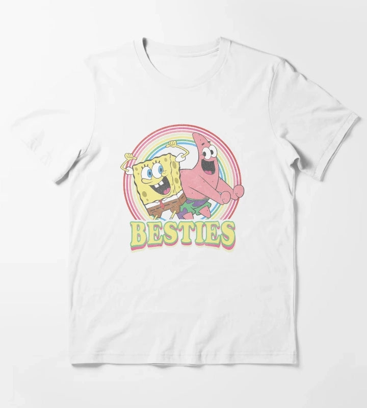 SpongeBob SquarePants Patrick Star Besties T-Shirt White