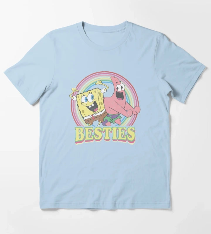 SpongeBob SquarePants Patrick Star Besties T-Shirt Sky Blue