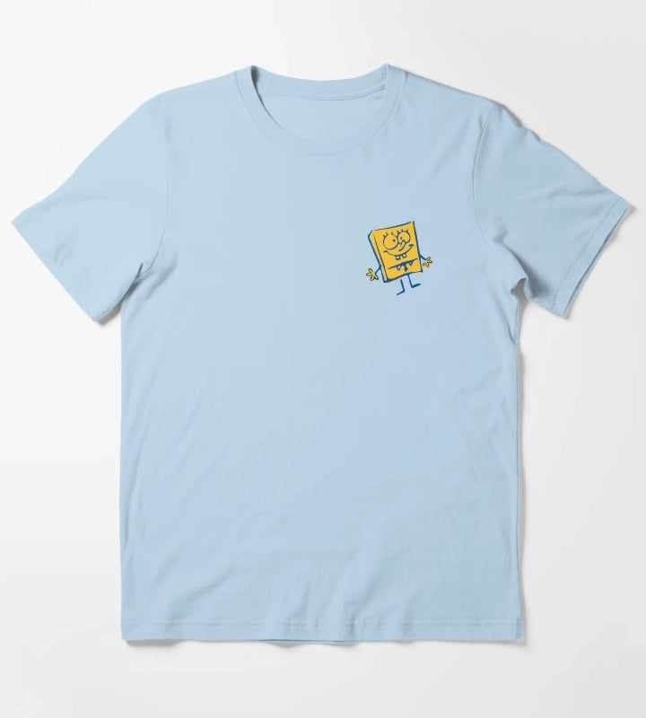 SpongeBob SquarePants Pocket Doodle T-Shirt Sky Blue