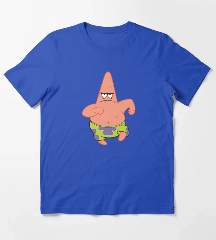SpongeBob SquarePants Running Patrick Picture T-Shirt Blue
