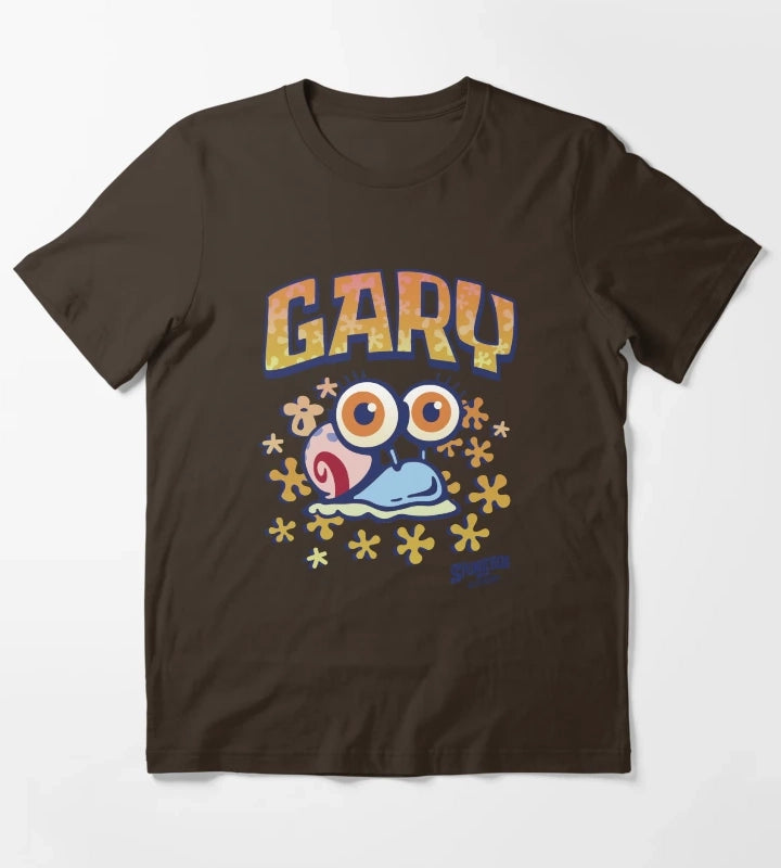 SpongeBob SquarePants Sponge On The Run Baby Gary T-Shirt Brown