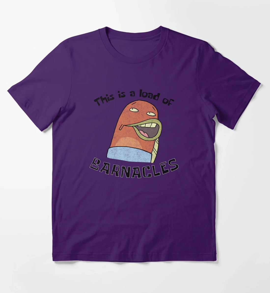 SpongeBob SquarePants This Is A Load Of Barnacles T-Shirt Purple