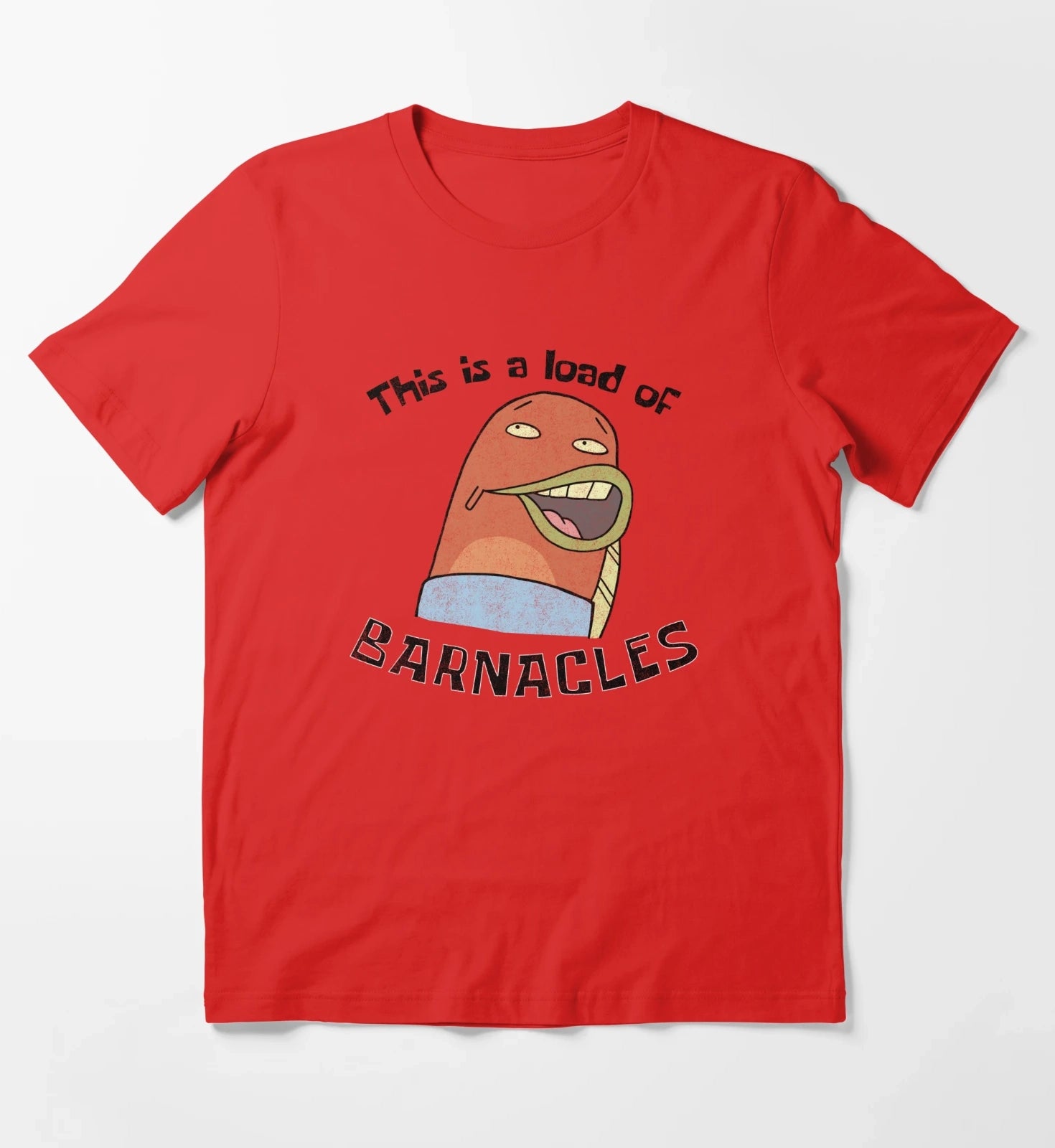 SpongeBob SquarePants This Is A Load Of Barnacles T-Shirt Red