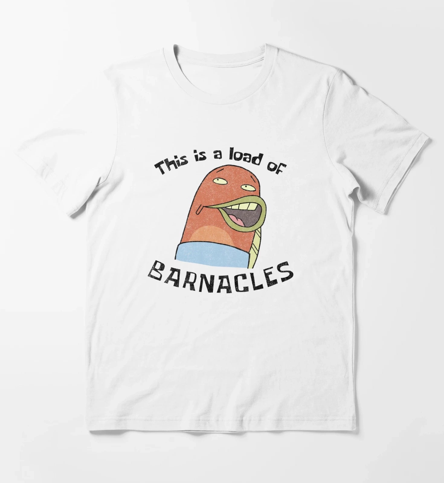SpongeBob SquarePants This Is A Load Of Barnacles T-Shirt White