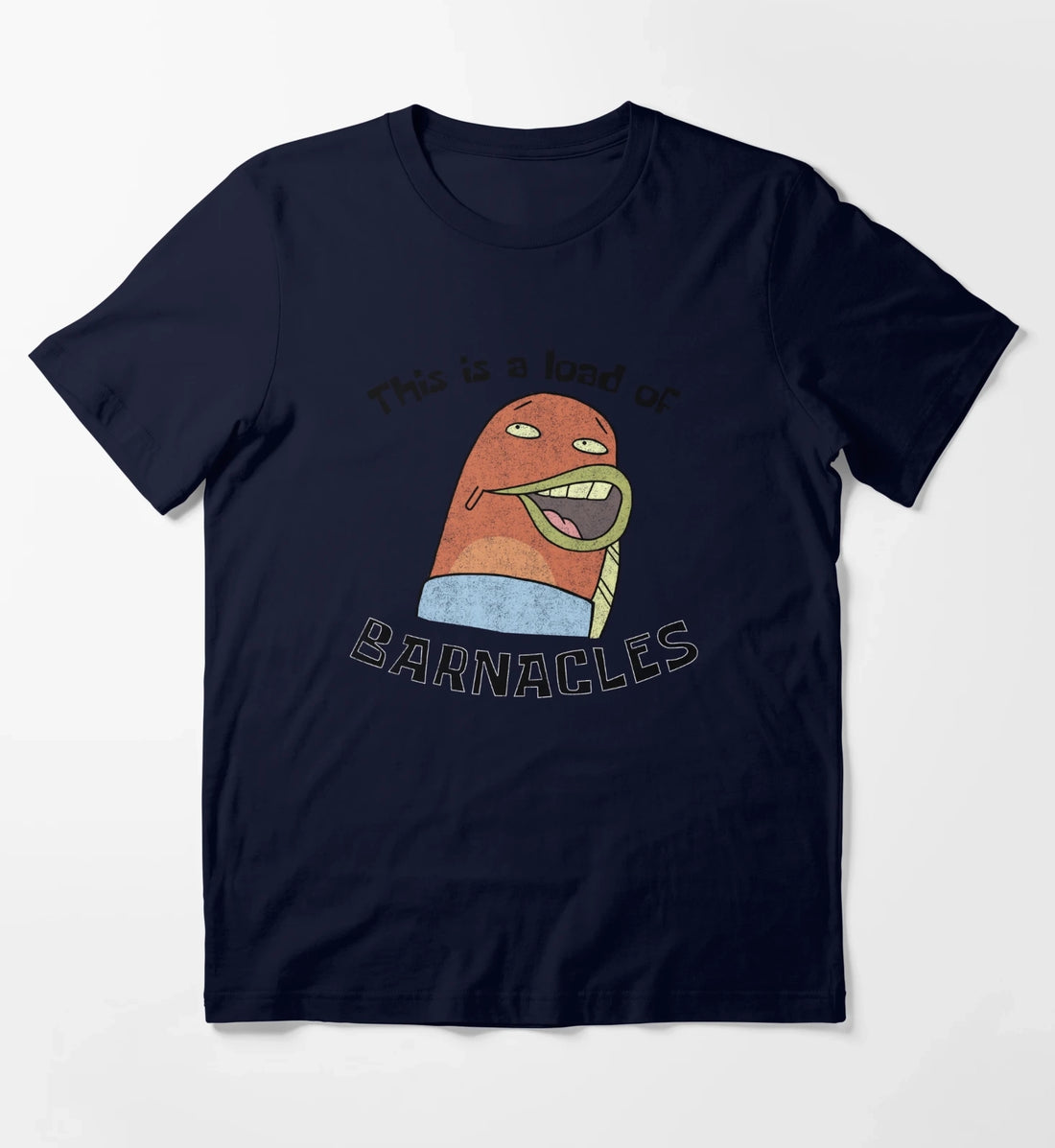 SpongeBob SquarePants This Is A Load Of Barnacles T-Shirt Navy