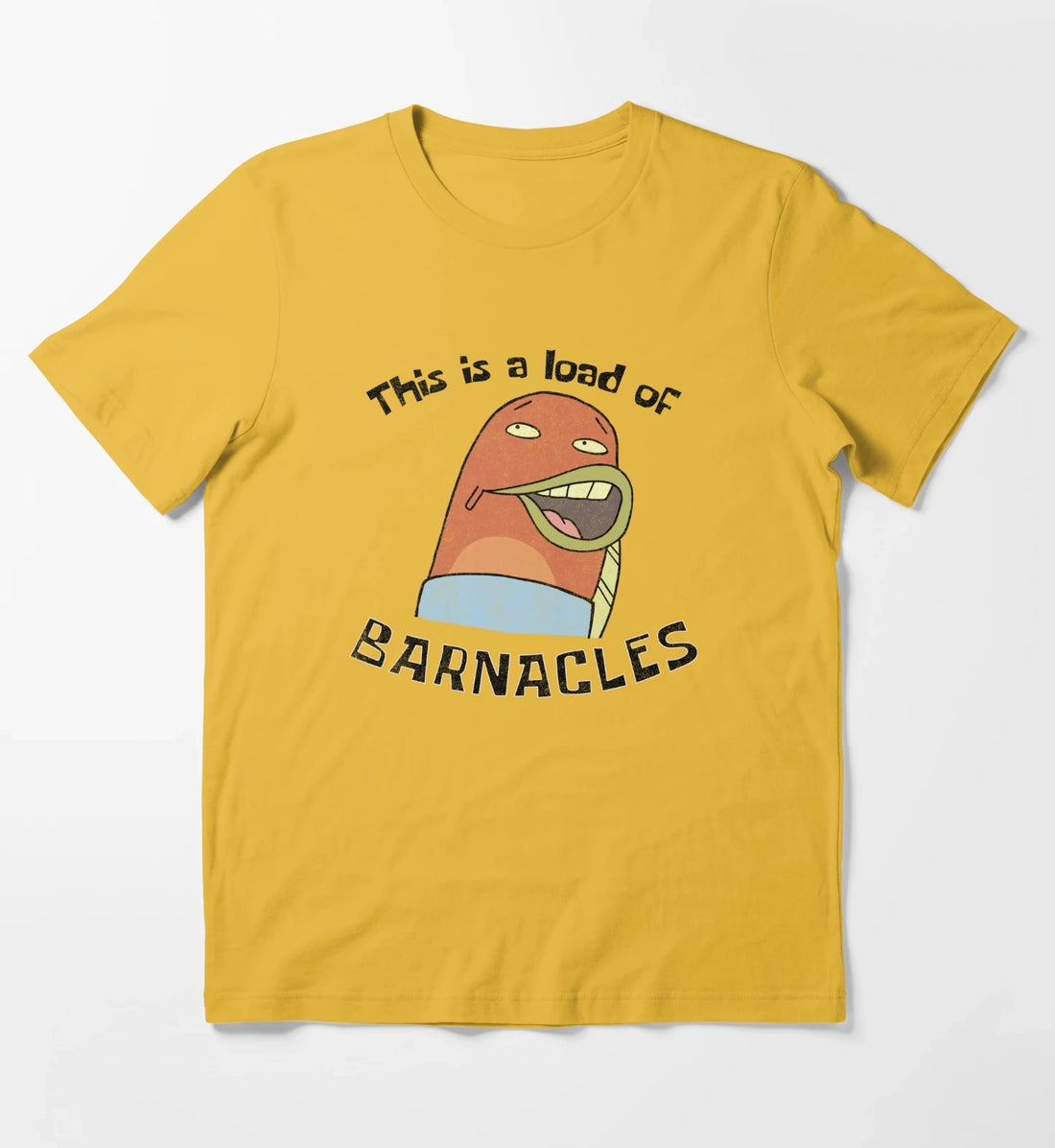 SpongeBob SquarePants This Is A Load Of Barnacles T-Shirt Yellow