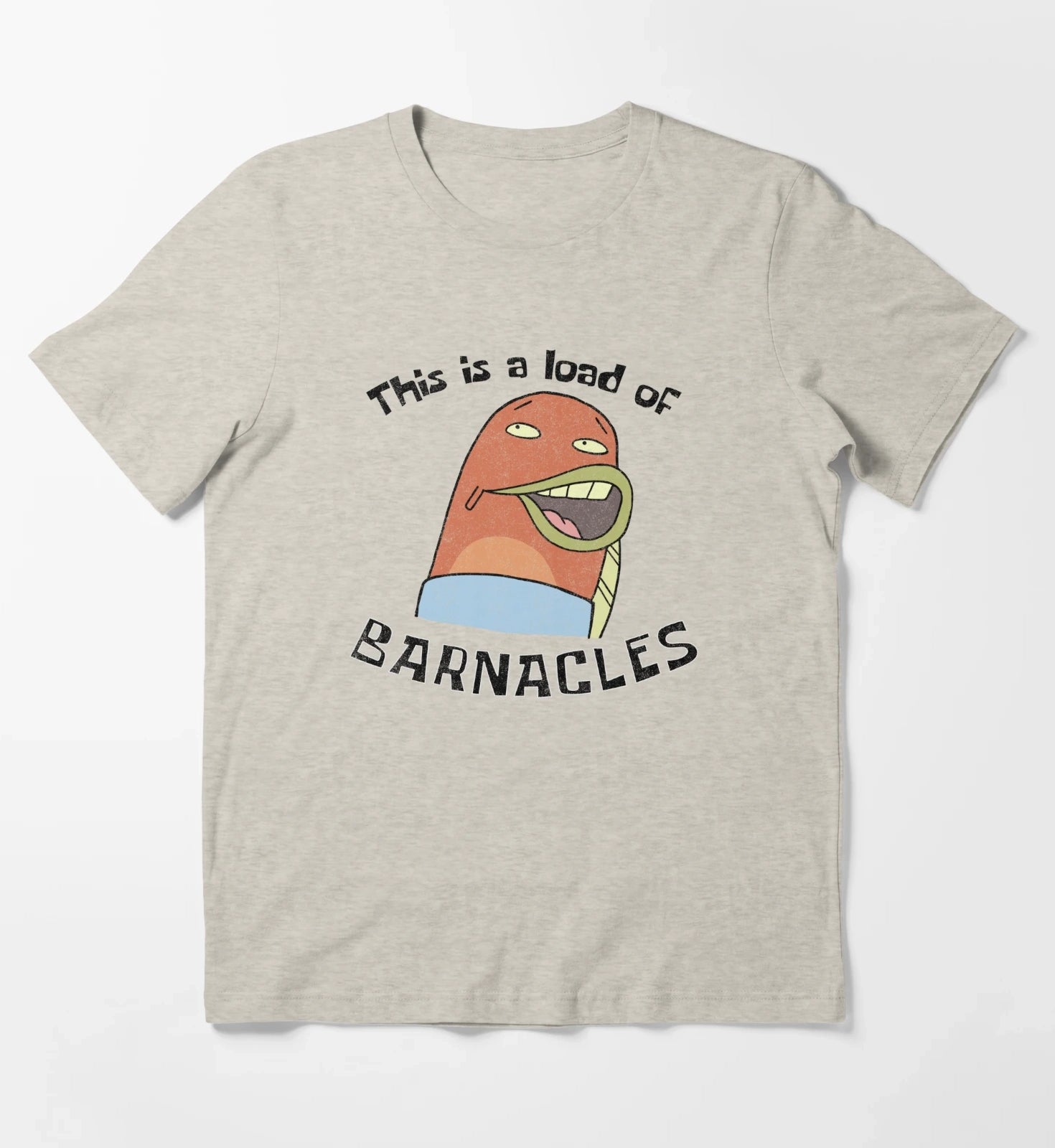 SpongeBob SquarePants This Is A Load Of Barnacles T-Shirt Cream