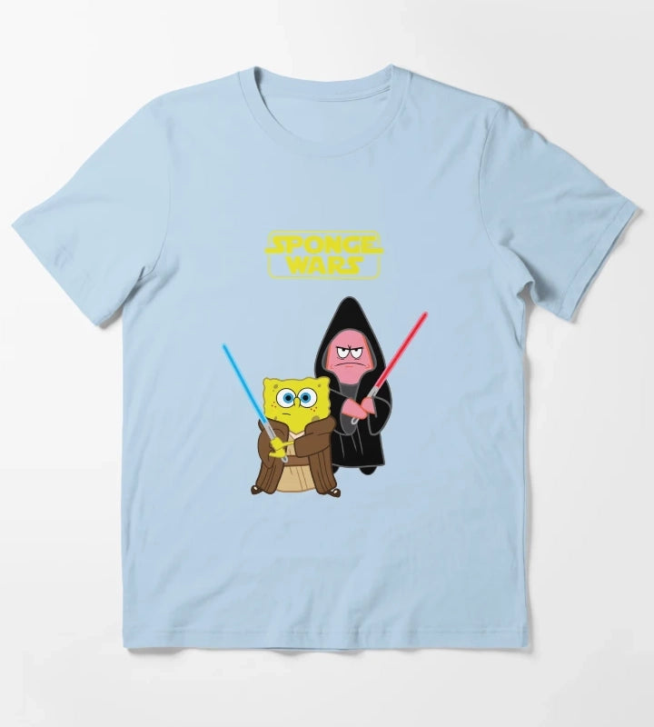 Sponge Wars T-Shirt Sky Blue