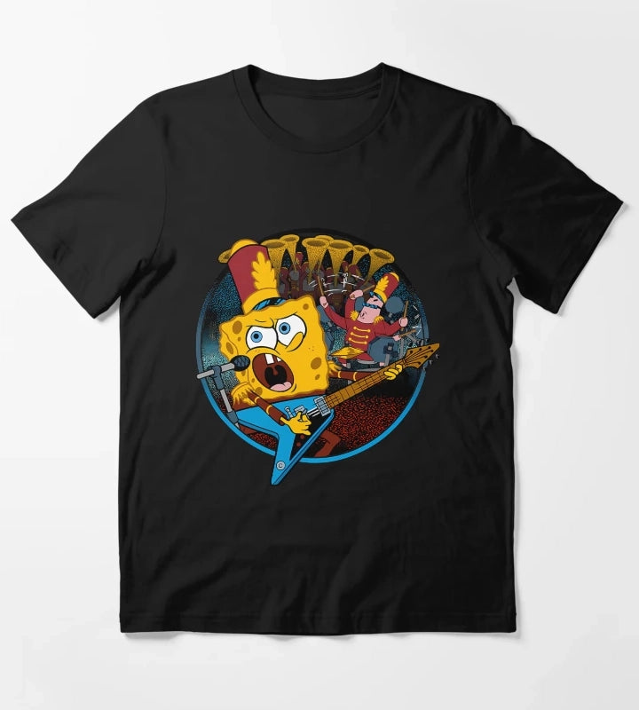 Spongebob Squarepants And Patrick Super Bowl Band V2 T-Shirt