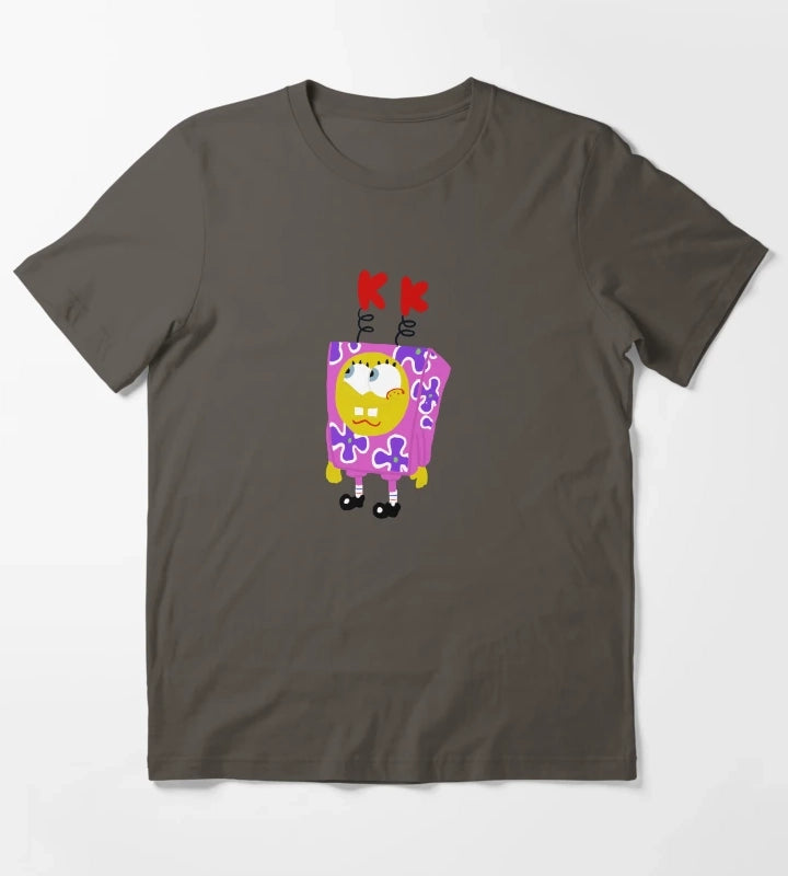 Spongebob The Kuddly Krab T-Shirt Dark Grey