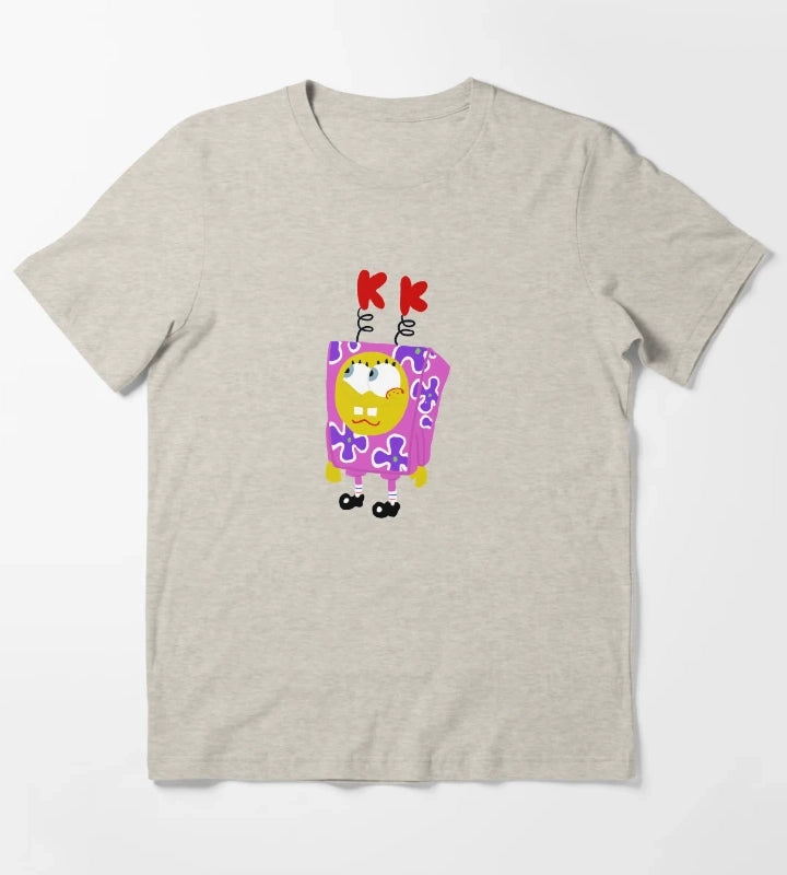 Spongebob The Kuddly Krab T-Shirt Cream